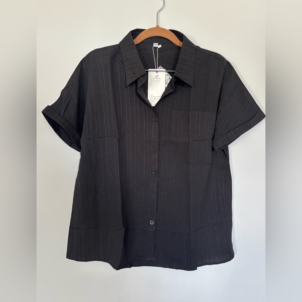 Neineiwu Black Women's Blouse